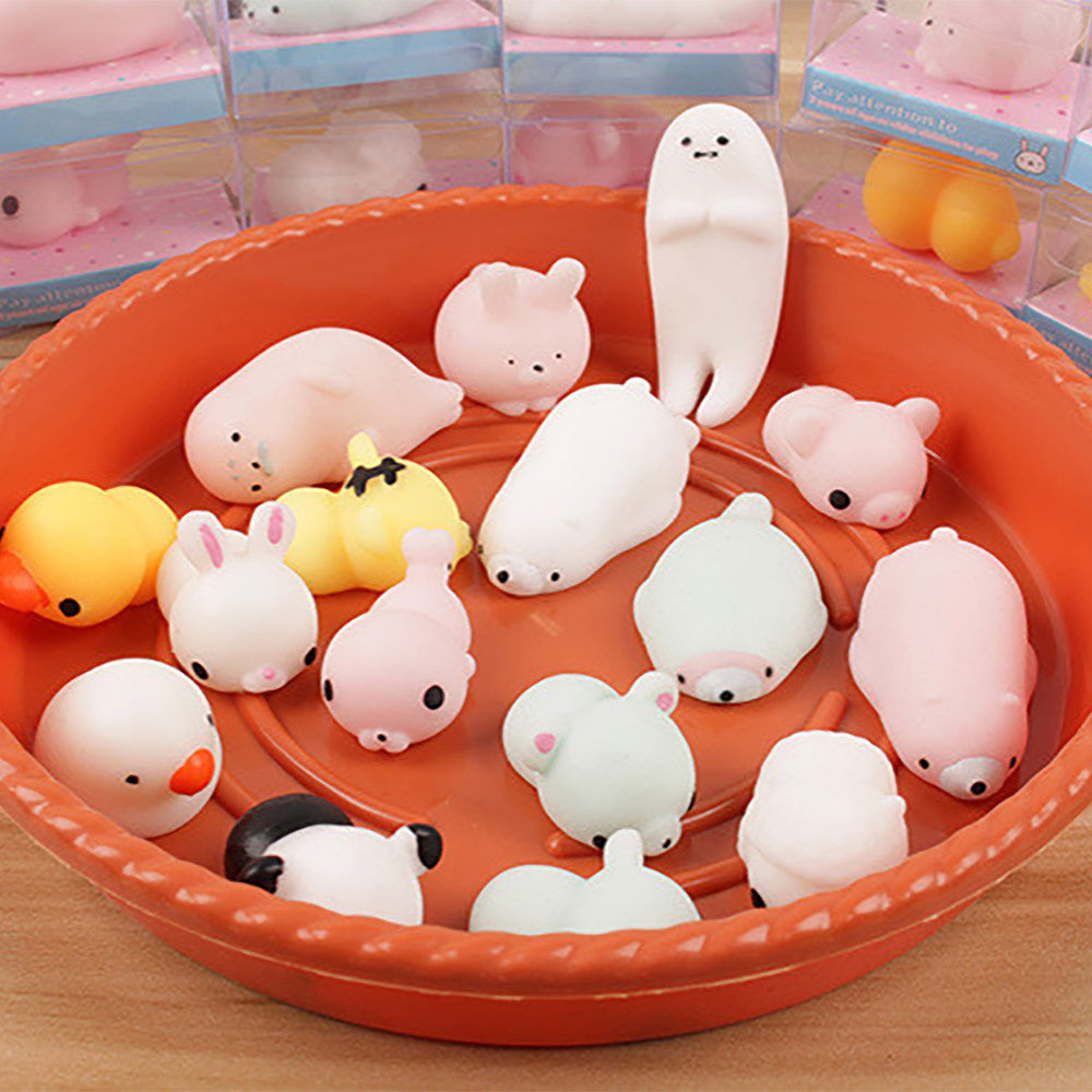 Cute Mini Luminous Mochi Cat Toys