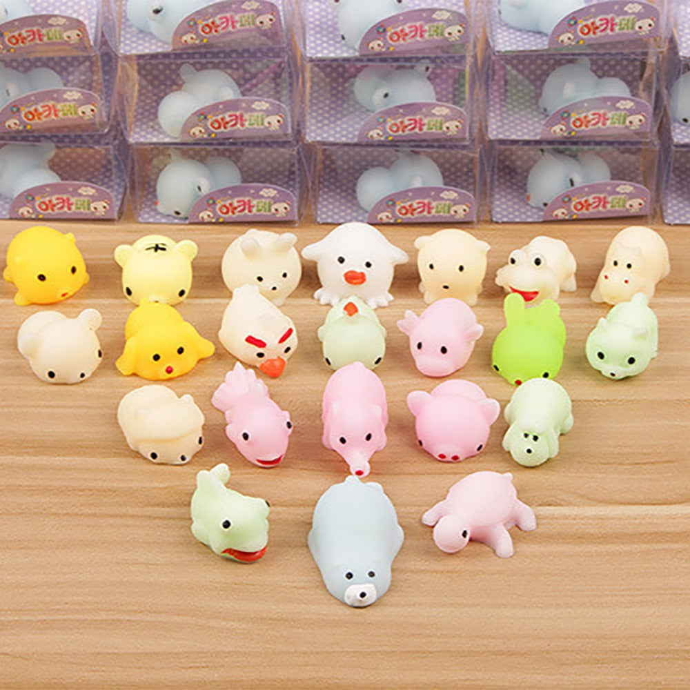 Cute Mini Luminous Mochi Cat Toys