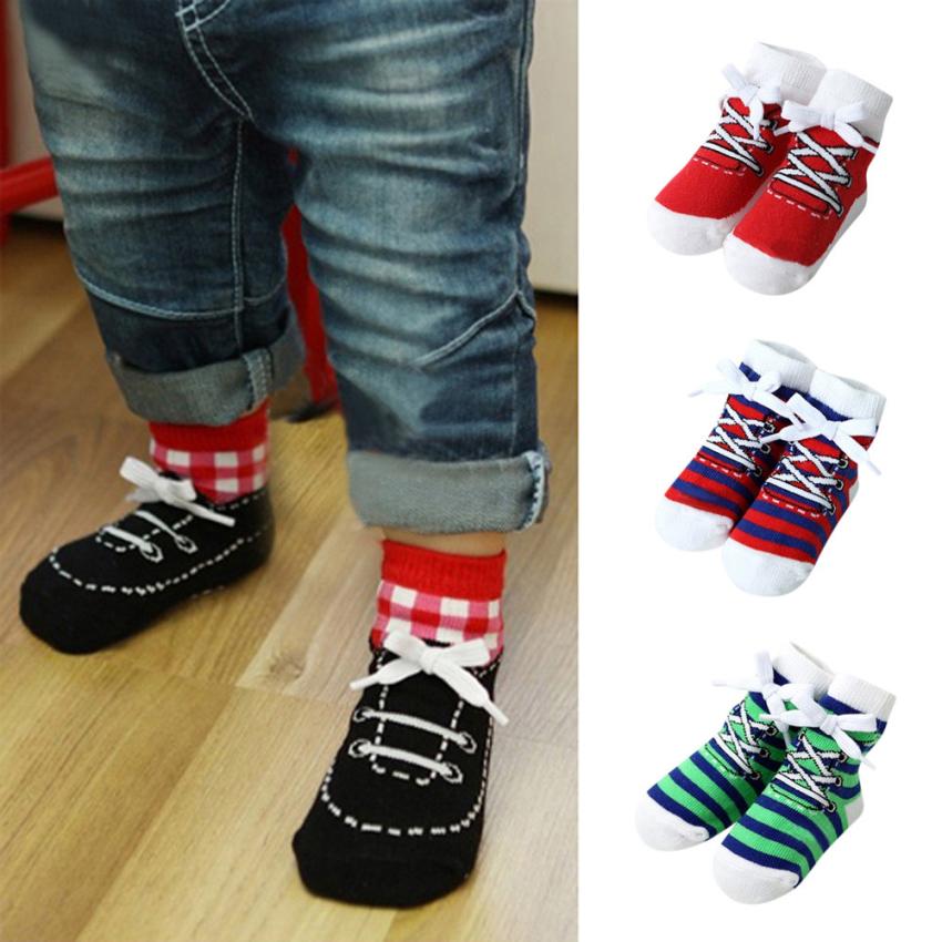 Novelty Cartoon Newborn Kids Baby Girls Socks