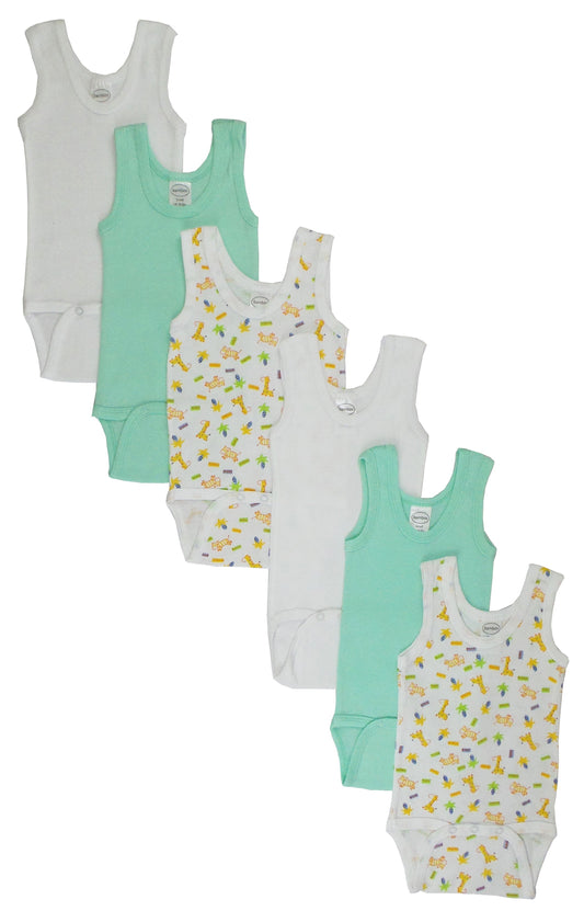 Boys' Printed Tank Top 6 Pack