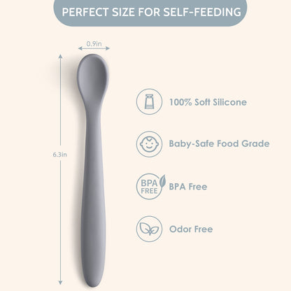 Silicone Feeding Spoons