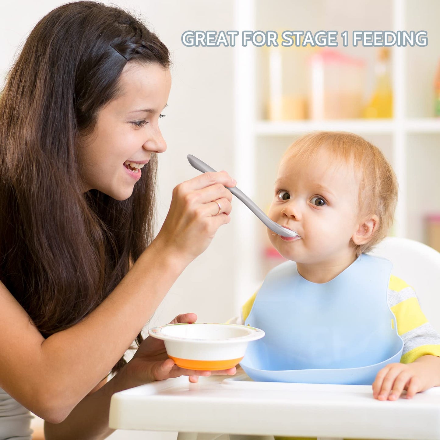 Silicone Feeding Spoons