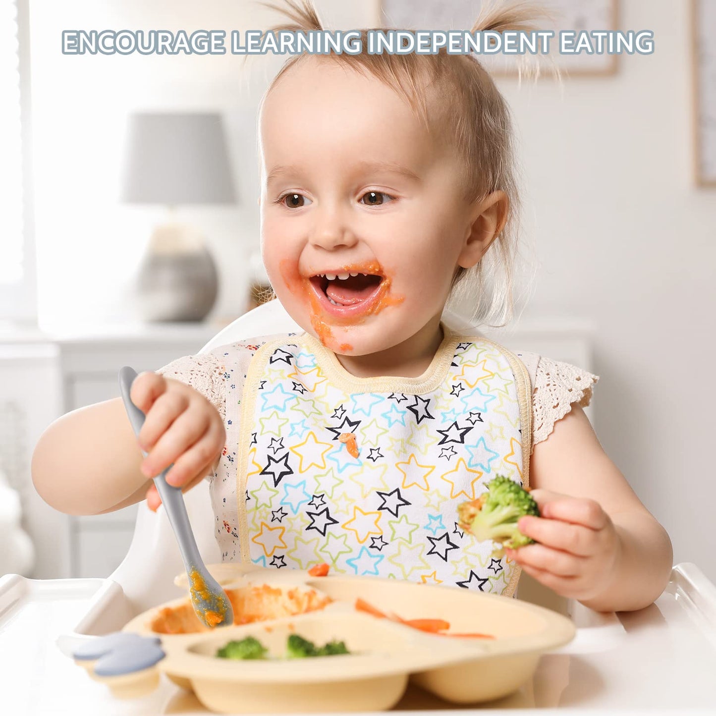 Silicone Feeding Spoons