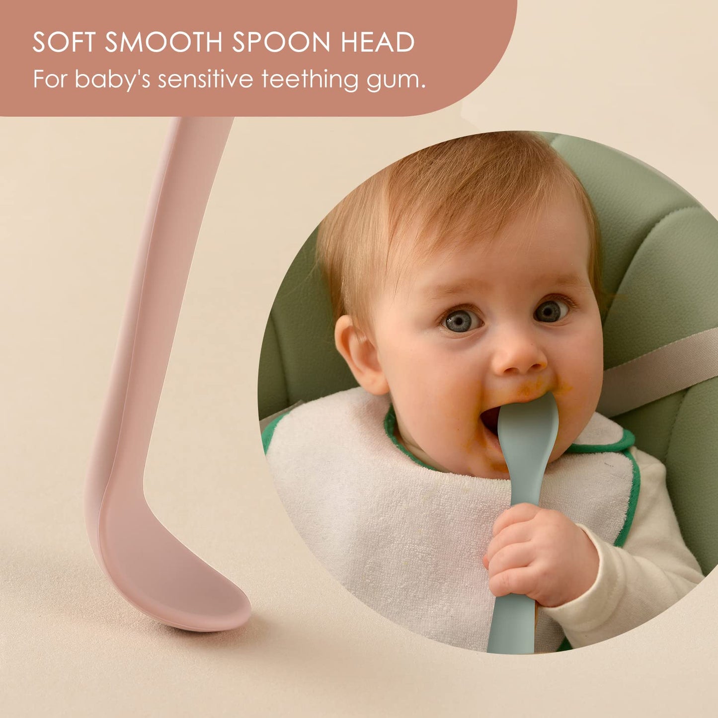 Silicone Feeding Spoons