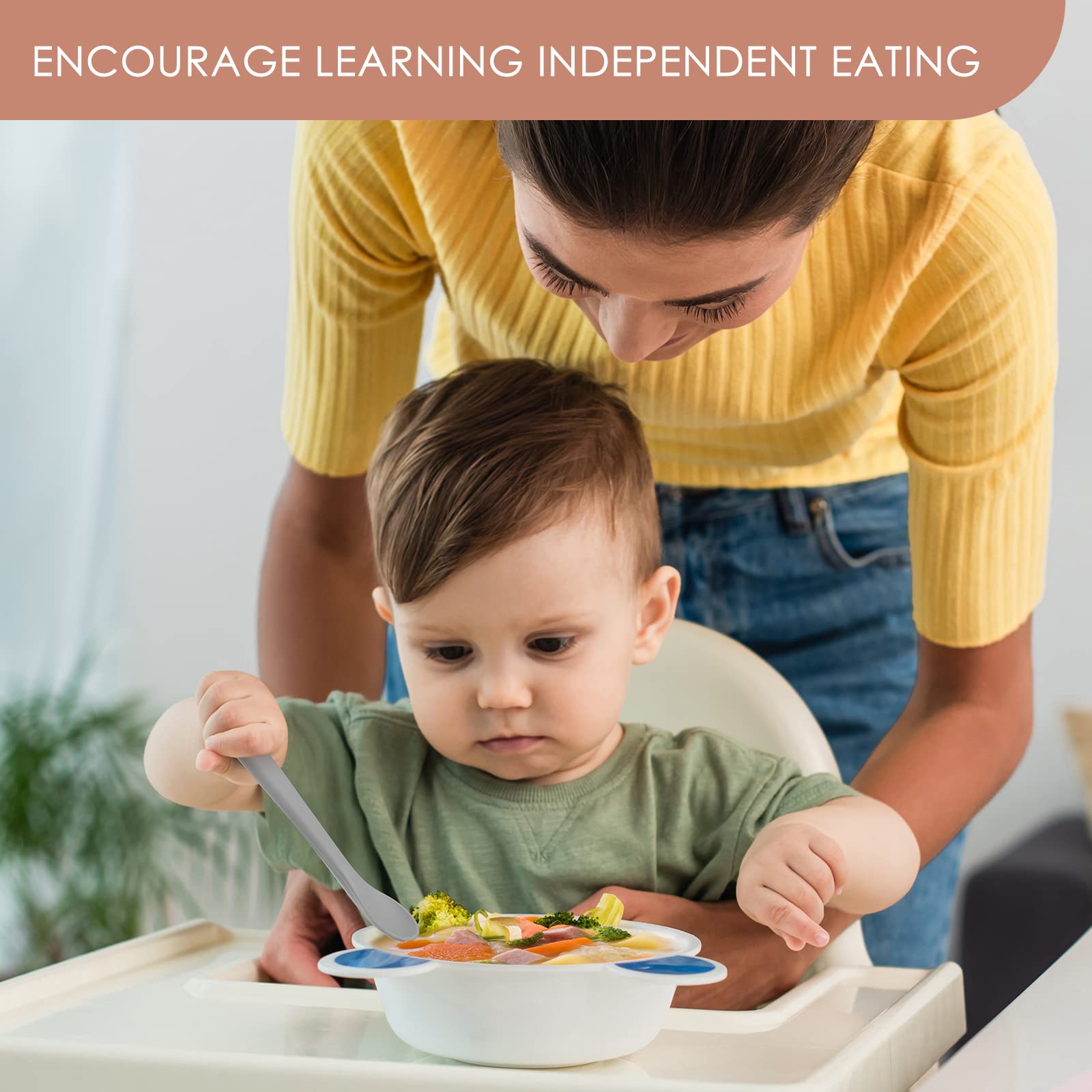 Silicone Feeding Spoons