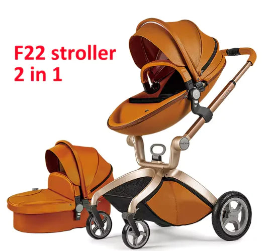 Luxury Fold Convertible Stroller 3 in 1